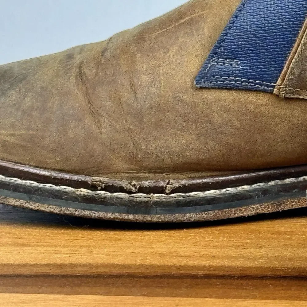 Mens Cole Haan‎ Cambridge Brown Leather Casual Ankle Chukka Boots Size 8.5 M